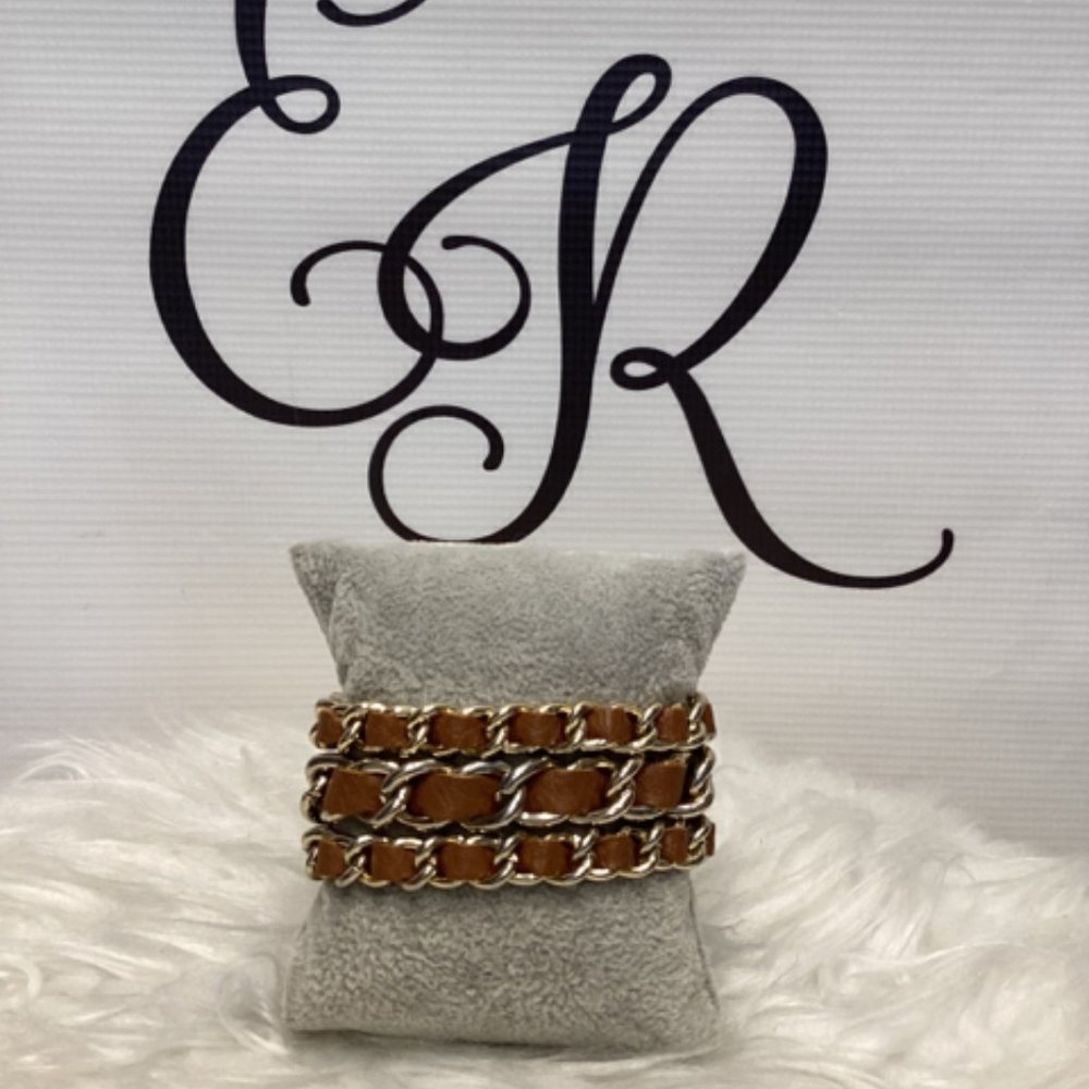 BOUTIQUE CHAIN LINK BRAIDED BRACELET